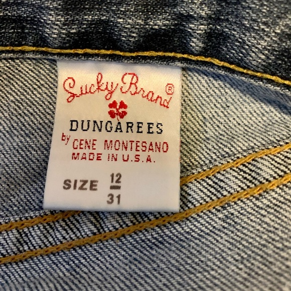 LUCKY BRAND Dungarees Jeans Size 31/12 - Picture 5 of 10